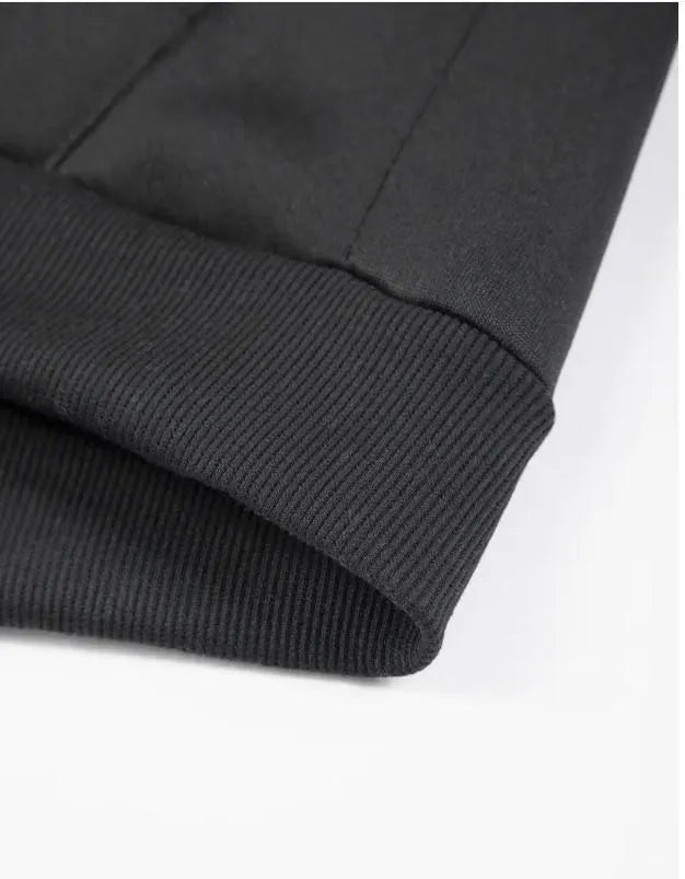 2 Pcs Men's Fleece Plain Zipper Track Suit