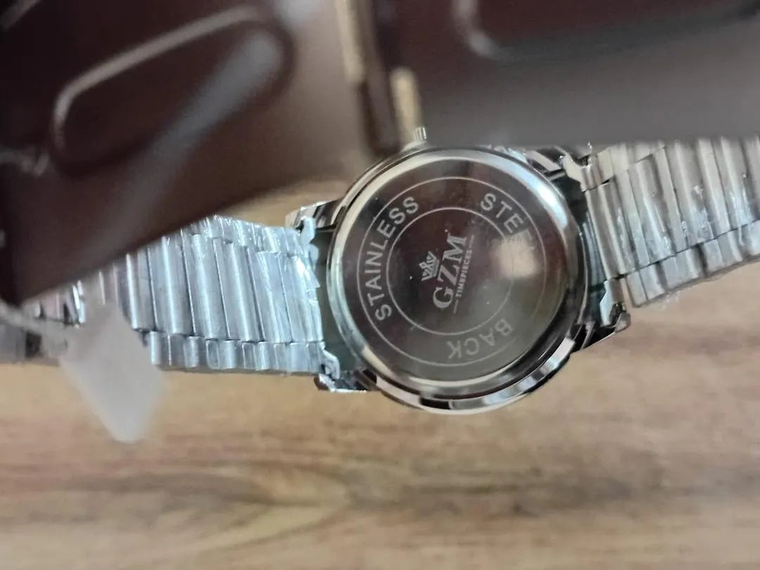 Men's Stainless Steel Round Analogue Watch