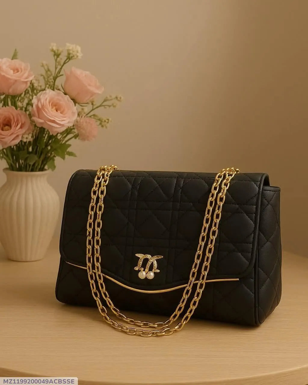 Girl's Rexine Embroidered Crossbody Bag