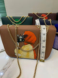 Trendy Girl's Multicolor Crossbody Bag