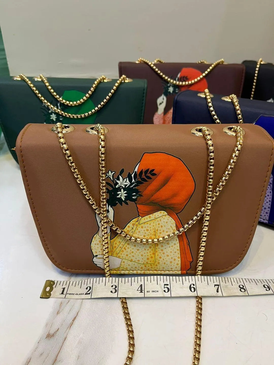 Trendy Girl's Multicolor Crossbody Bag