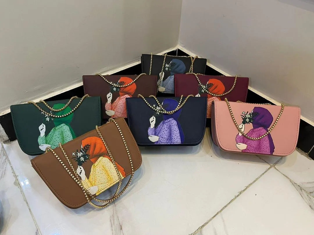 Trendy Girl's Multicolor Crossbody Bag