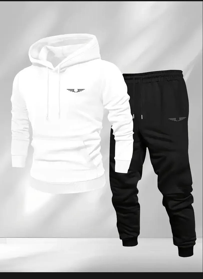 Men's Fleece Printed Track Suit