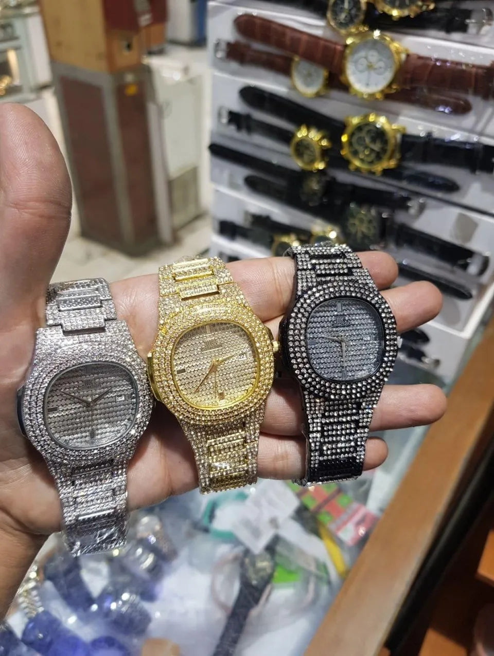 Iced Out Diamond Watch