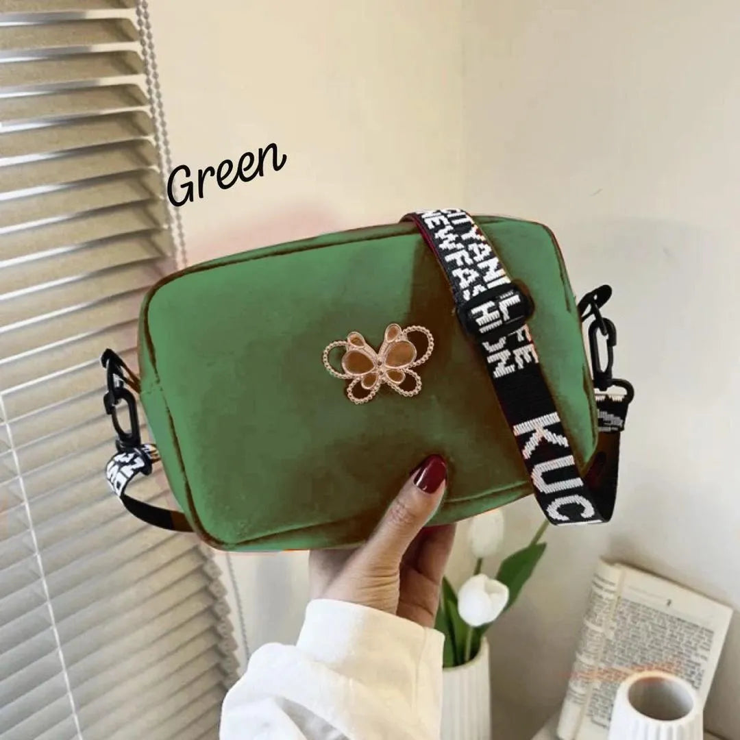 Girl's Green Crossbody Bag
