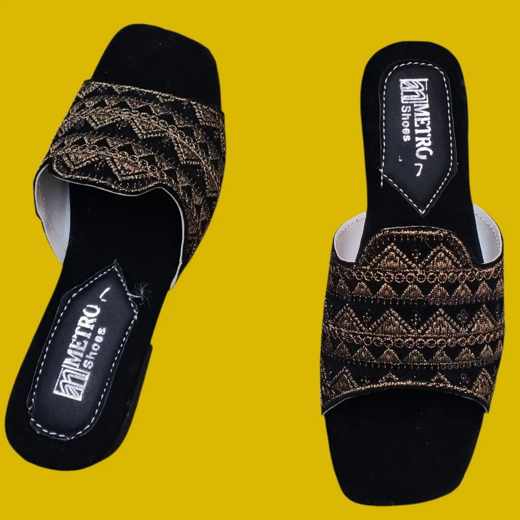 Women's Velvet Fancy Flats