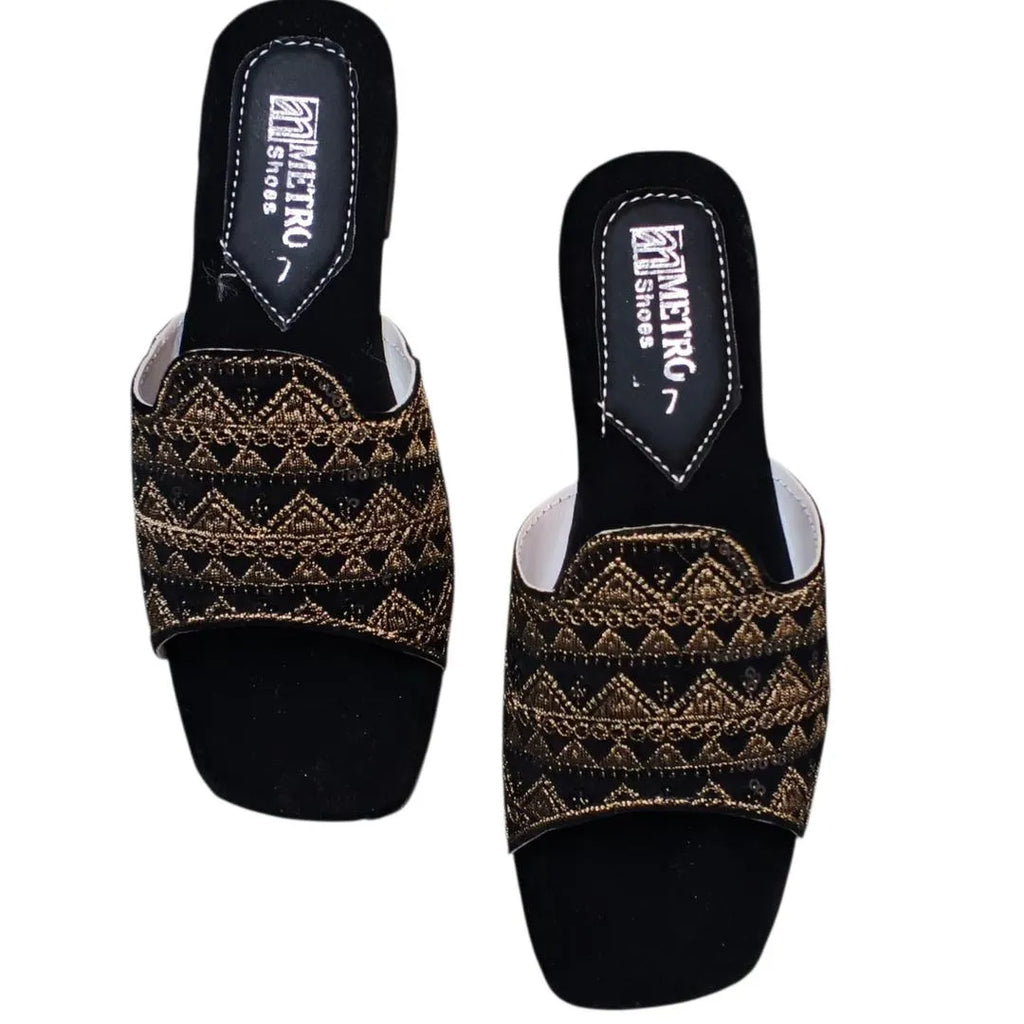 Women's Velvet Fancy Flats