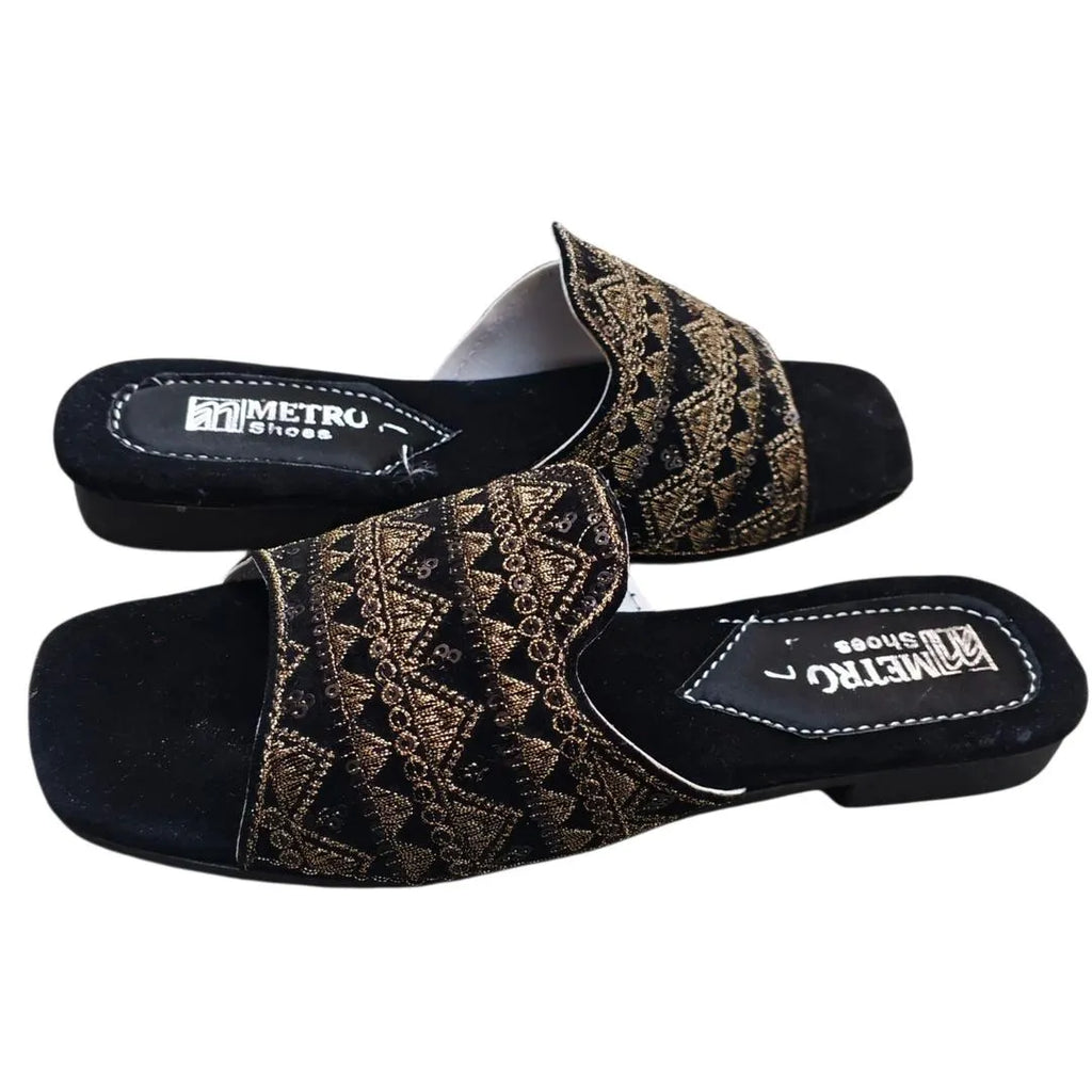 Women's Velvet Fancy Flats