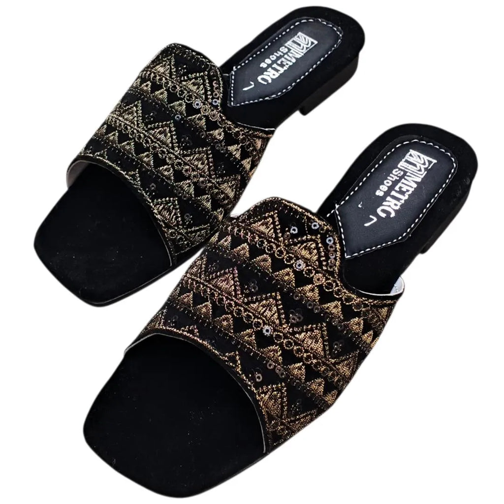 Women's Velvet Fancy Flats