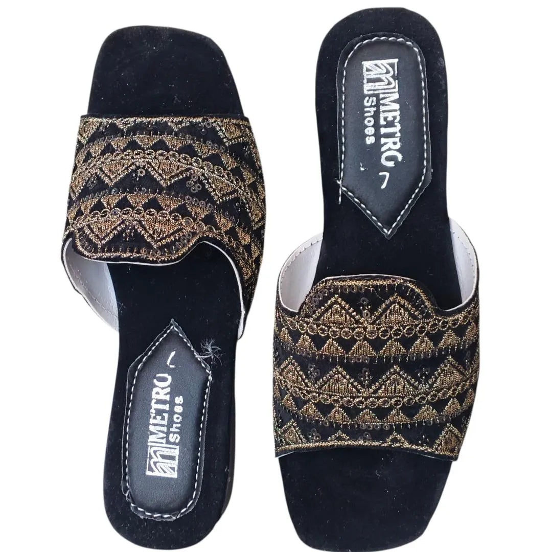 Women's Velvet Fancy Flats