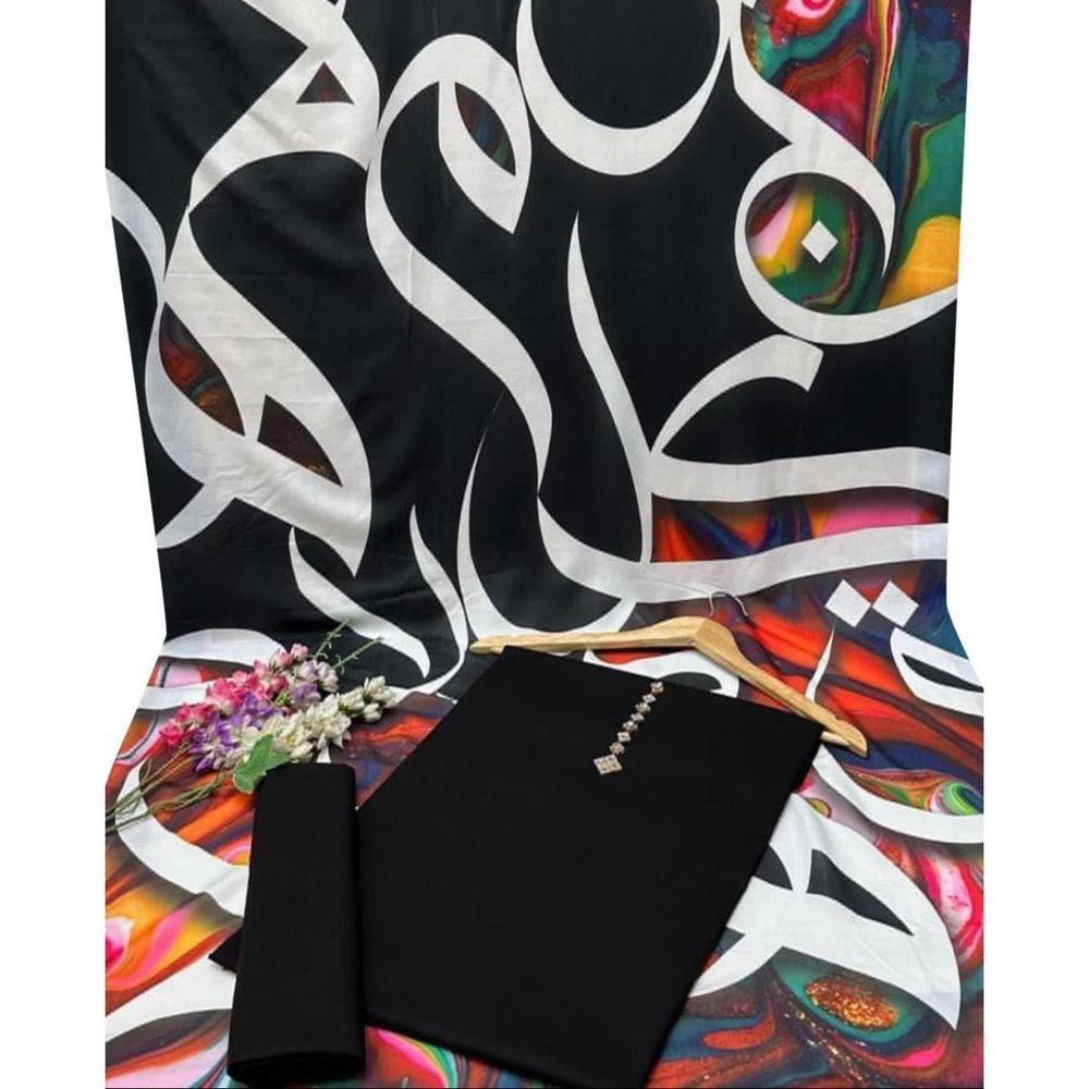 Elegant Katan Silk Suit