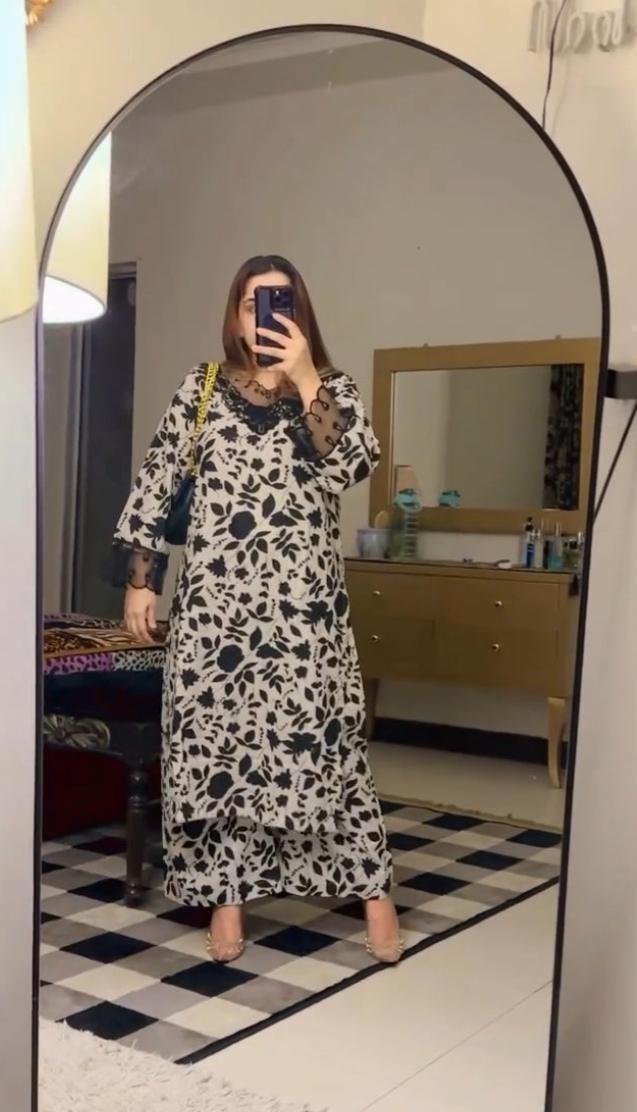 Swiss Lawn Printed Suit