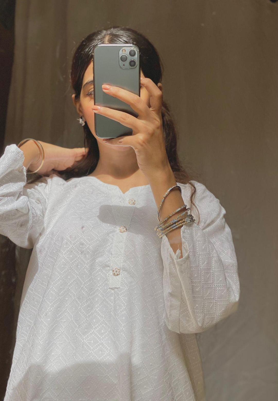 Embroidered Cotton Suit